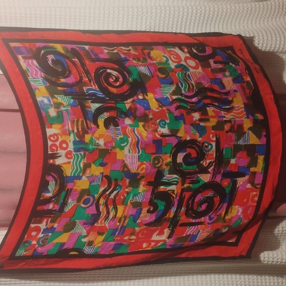 Balenciaga vintage silk scarf